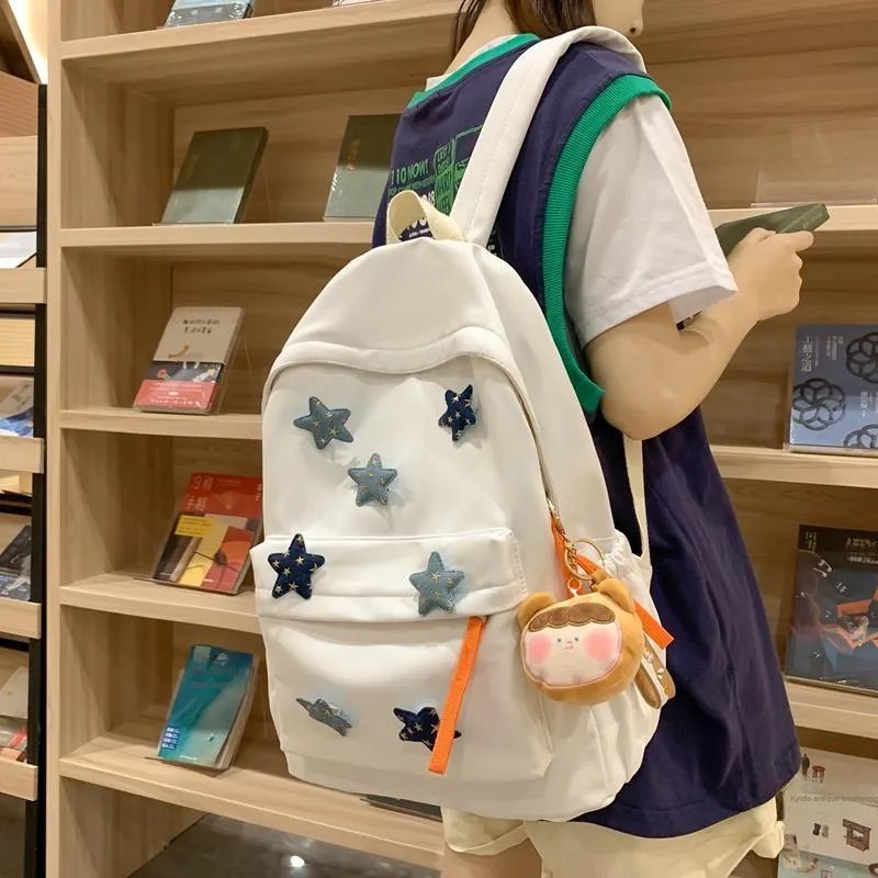KAMLUI Nylon Backpack Laptop Bag Regular Unisex Multicolor-4