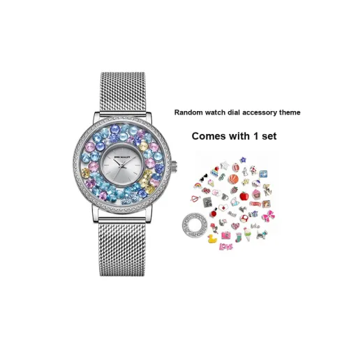 JUNO MALLET· Кварцевый механизм ремешок из нержавеющей стали серебристый циферблат женские часы