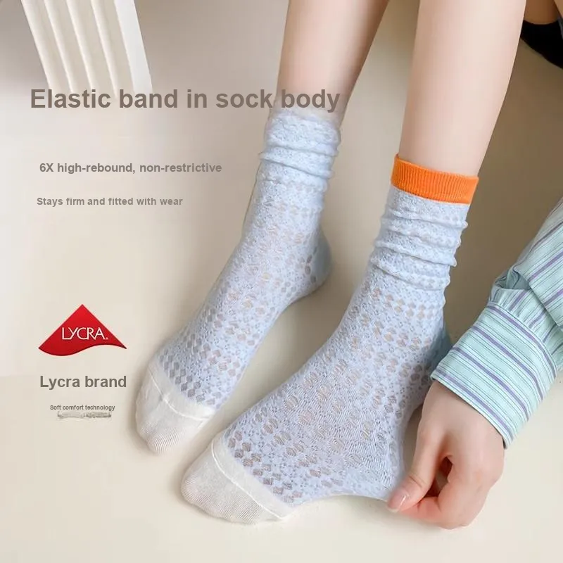 MIIOW Trend Party Series Mid-Calf Socks Women's Shopping Bag Combo Set-1