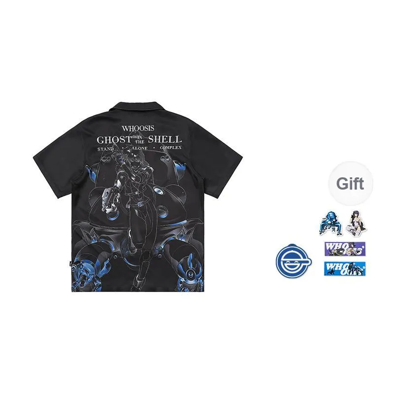 WHOOSIS X Ghost In The Shell, Collaboration Shirt Unisex-5