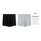Ice Silk Loose Fit, Non-Cuffed (Black+Light Gray)