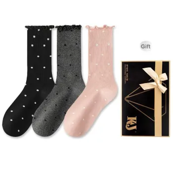 KJ Mid Calf Socks Women's Box 3 Pack