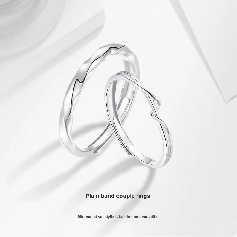 MISS TOOYA 999 Fine Silver Rings Unisex-1