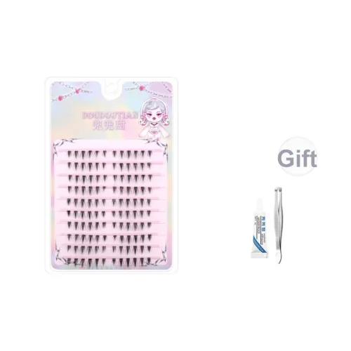 DOUDOUTIAN Монстр Touch Upside Пуховые куртки Клей Бесплатно Искусственные ресницы Thickening Стиль Подсолнух