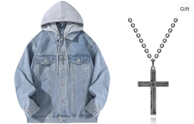 A.X.S.K x Lost N Forbidden Denim Jacket Unisex-7