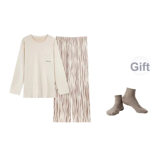 LEZIYUN Пижамный комплект Осенний и Зимний Женский