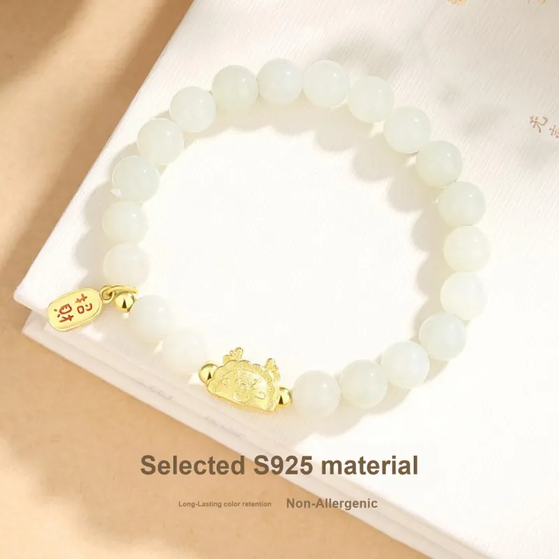 Andaozi Bracelets White Jade Women's-2