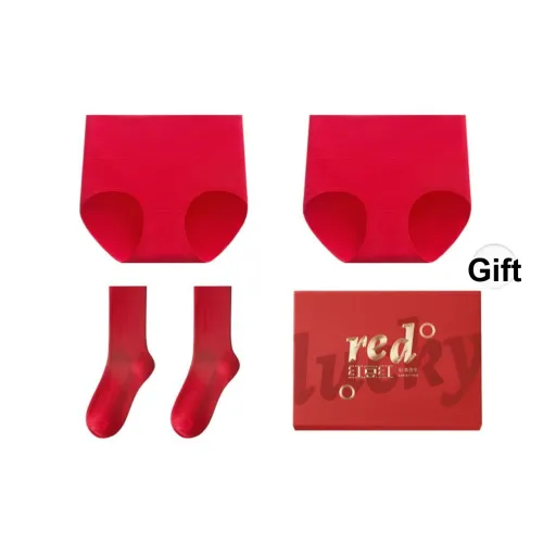 Red Bean Нижнее белье Подарочная коробка Женское 2 упаковки