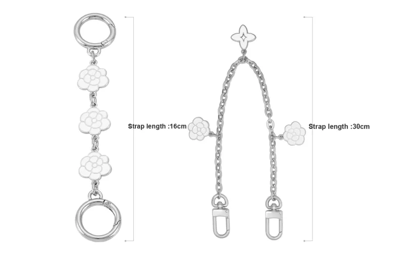 Lan Bao Fan Metal, Alloy Bag Accessory Women's Silver-41