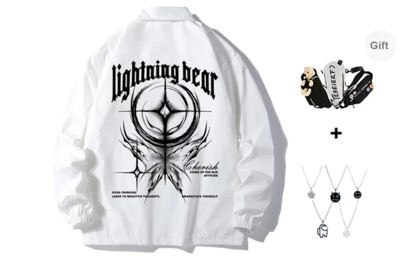 LIGHTNING BEAR Jackets Coats Unisex-5