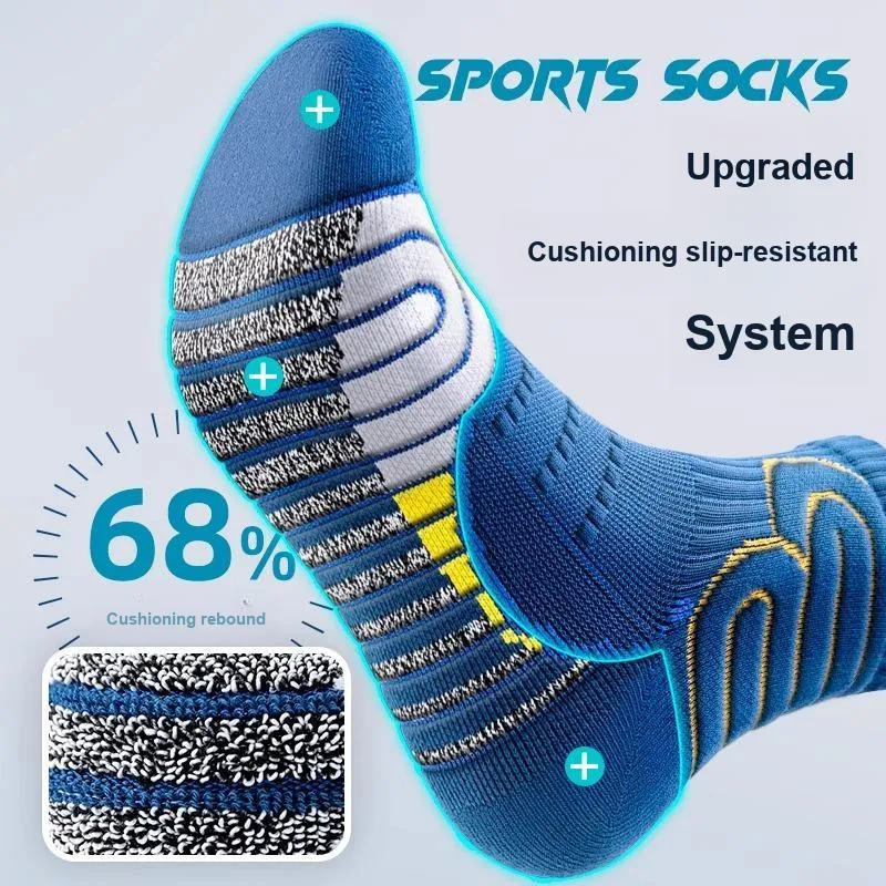 SALOATO Basketball Socks Unisex 3 Pack-44