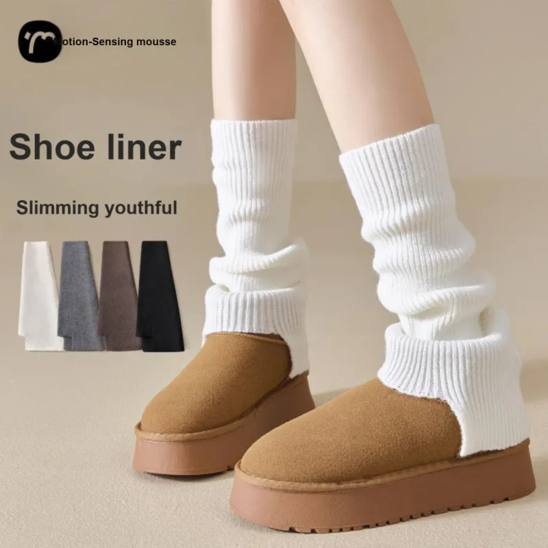 Temooues Mid Calf Socks Women's Combo Set-4