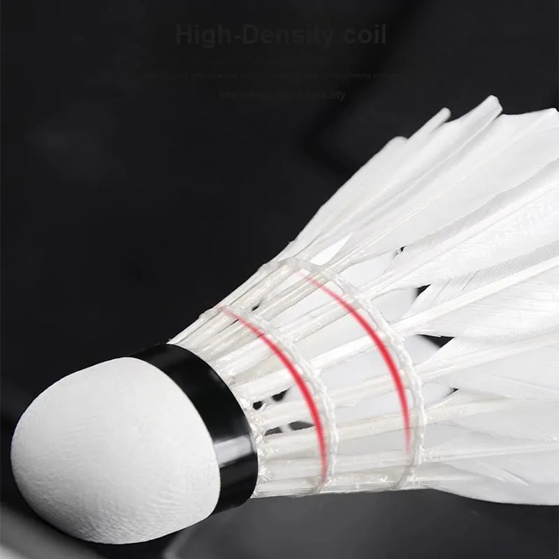 LiNing Duck Feather Shuttlecock Muscovy Duck Shuttlecocks 12 Pack-3