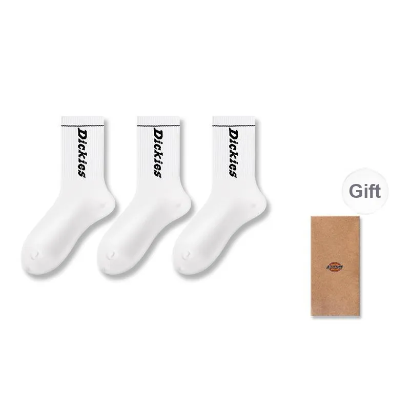 Dickies Fall And Winter Knee-High Socks Unisex Couple Socks-12