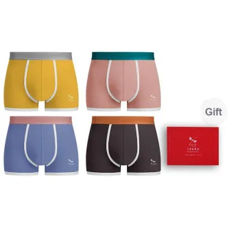 RED DRAGONFLY Underwear Gift Box Men's 4 Piece Gift Box Sets