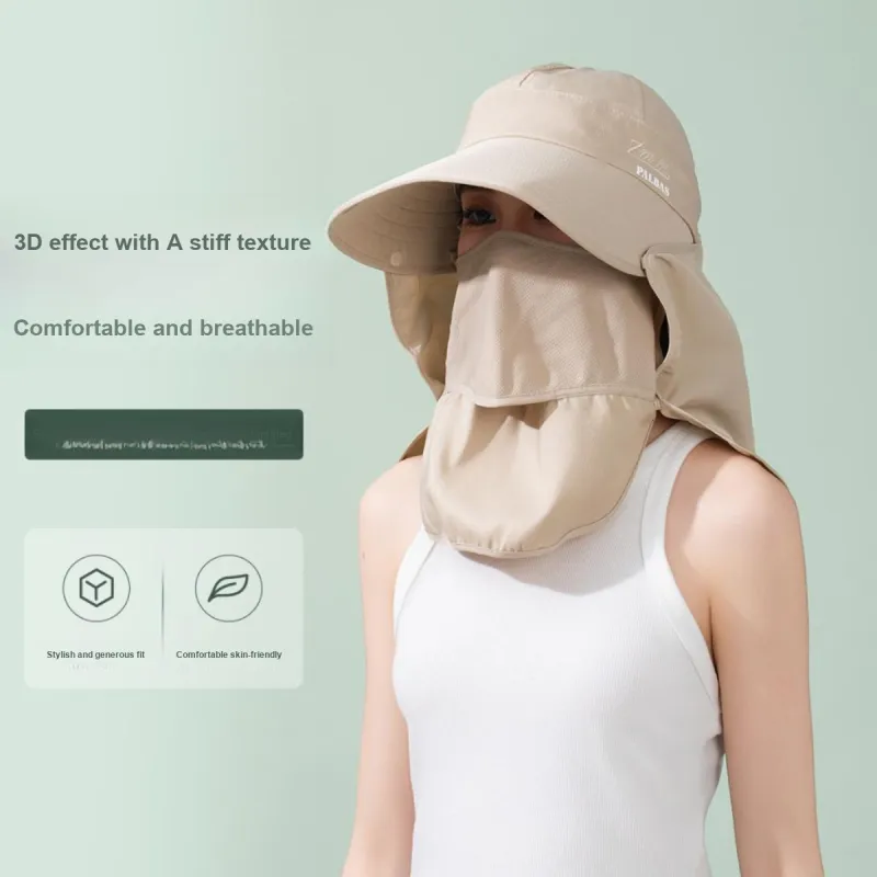 PALBAS Polyester Sun Protection Hats Unisex-1