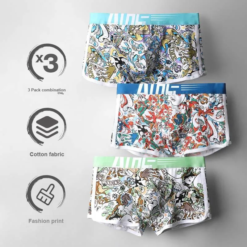 Cotton Gene Underpants Men's 3 Pack-17