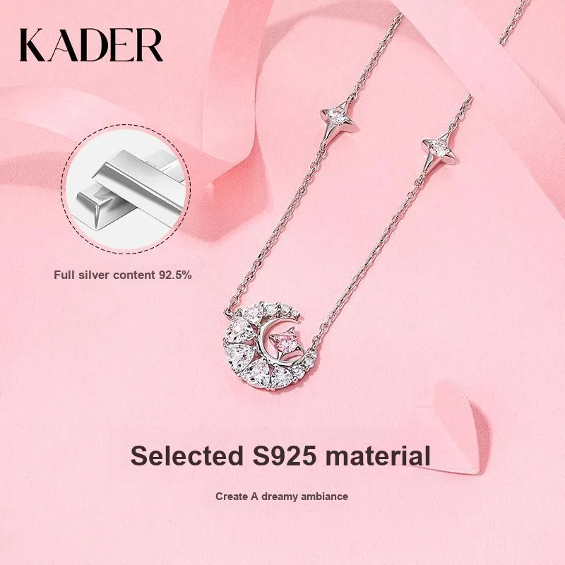 Wylyp 925 Sterling Silver Necklaces Women's Silver white Gift Box-7