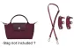 (Burgundy) Mini 95-124cm Crossbody Set