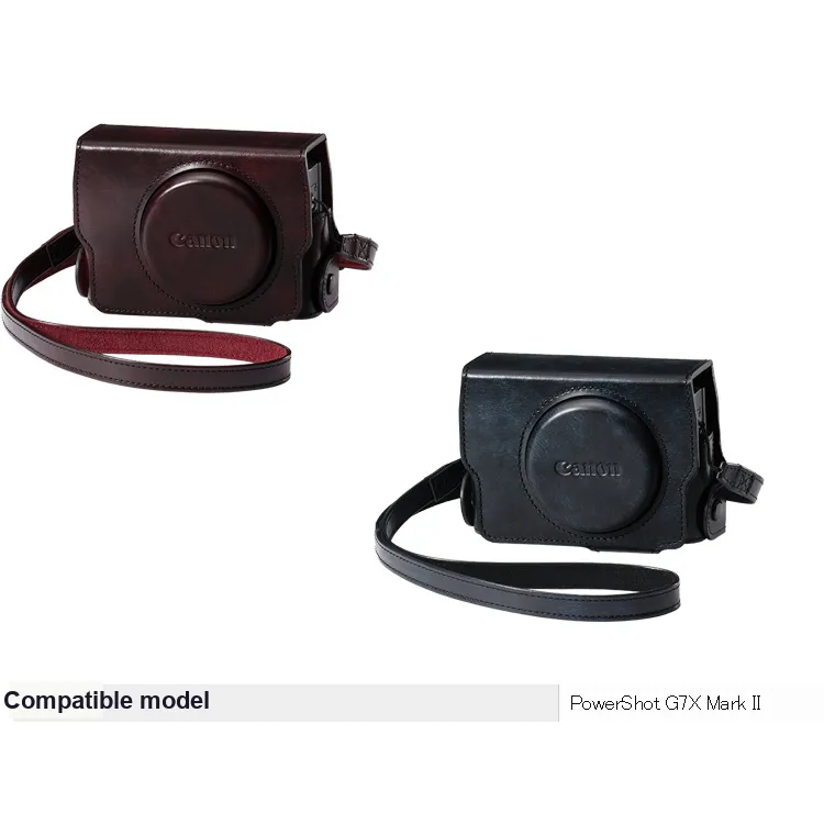 Canon Camera Bags Compatibility With PowerShot G7X Mark II Leather Material CSC G8-1