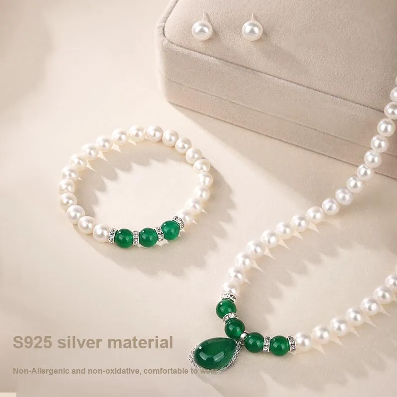 JINLIUFUJIXIANG Pearl Necklaces Unisex-15
