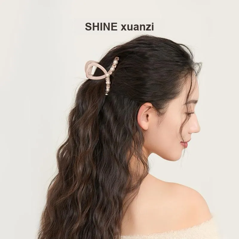 SHINE Champagne Time Collection Acrylic, Crystal, Shell Pearl Hair Clips Women's-3