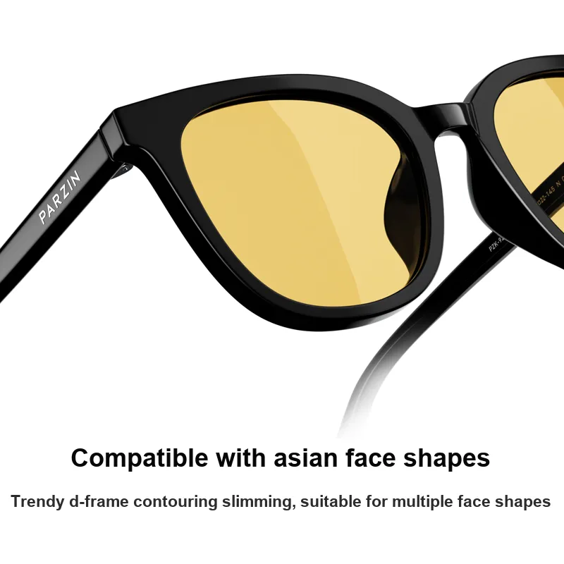 PARZIN TR90 Irregular Shape Sunglasses Unisex Trendy Street Snap Beauty Sunglasses-7