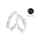 Butterfly Glow in The Dark Couple Rings