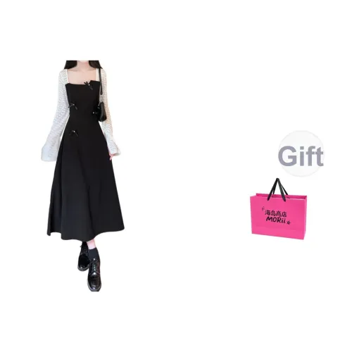 MORii Длинное платье с длинными рукавами женское