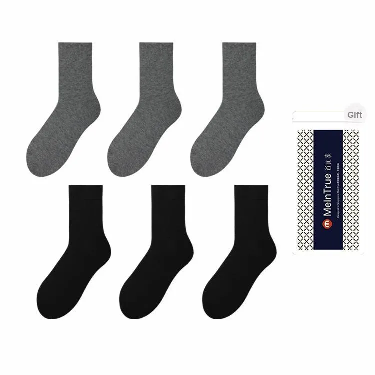 The First Name Element Mid-Calf Socks Men's Shopping Bag 6 Pack-7