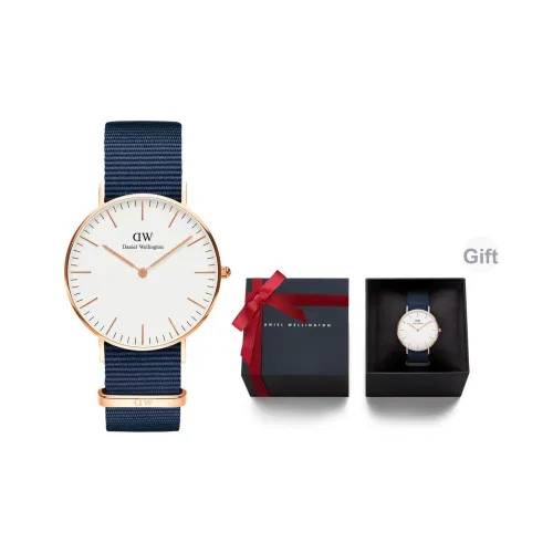 Daniel Wellington DanielWellington Watch Кварцевый механизм ремешок из нейлона белый циферблат женские часы
