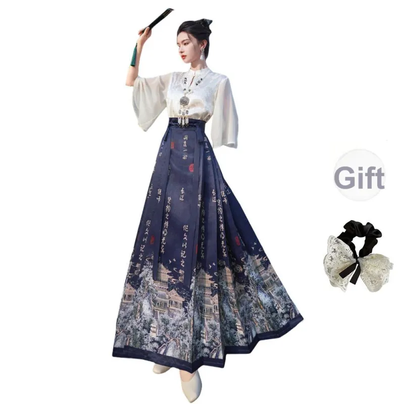 PAVEA Two Piece Skirt Sets Women's-0