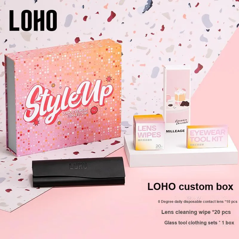 LOHO Plate Frame Square Sunglasses Unisex-5