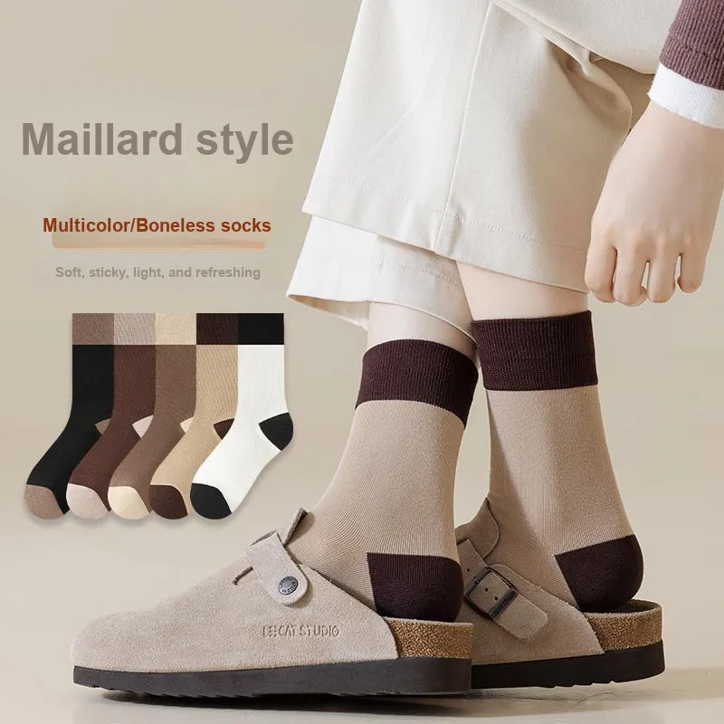 Master Mid Calf Socks Women's Shopping Bag 5 Pack-26