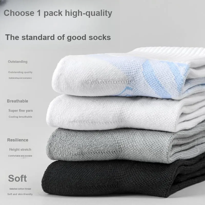 ZEROIN Mid-Calf Socks Men's 4 Pack-68