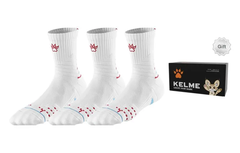 KELME Basketball Socks Unisex 3 Pack-24