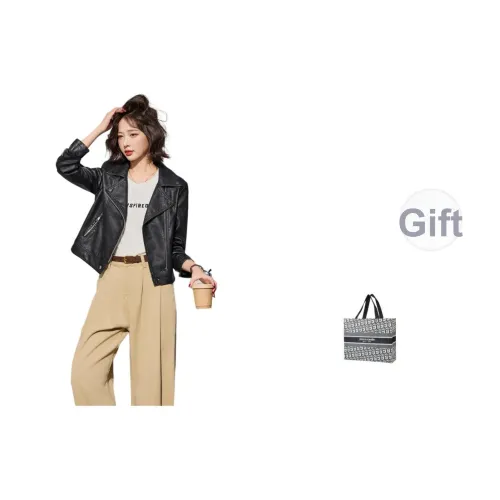 PIERRE CARDIN Кожа Куртка Женская