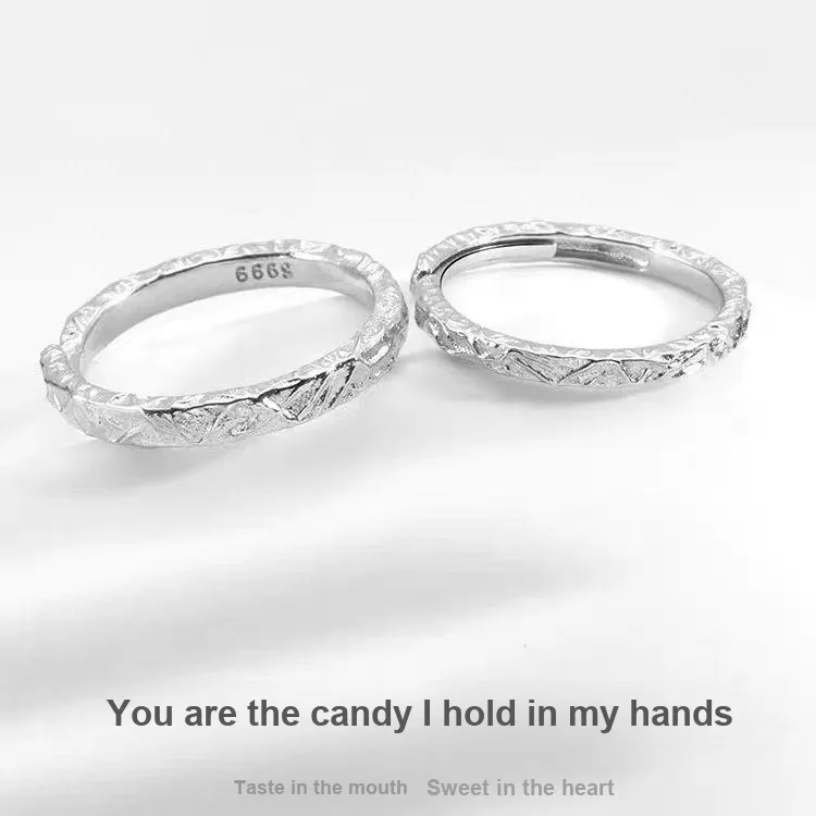 GUDUD S999 Fine Silver Rings Unisex-3