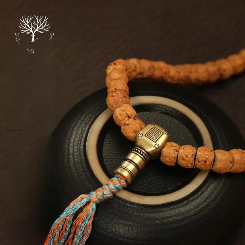 LIBALU King Kong Bodhi Seeds Bead Chain Unisex-6