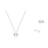 Necklace Stud Earrings Clothing Sets[S999 Fine Silver]