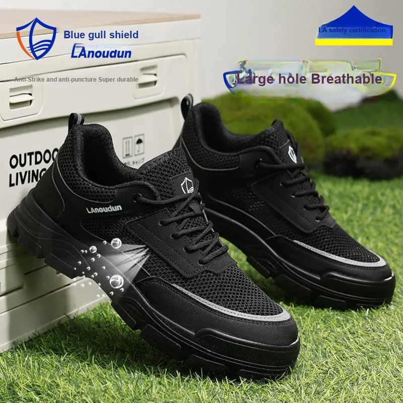 Blue Gull Shield Wear Resistant Breathable Impact Resistant Low Top Outdoor Shoes Unisex-9