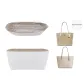 (Ecru) City33 Waterproof Liner[Compartment Style]