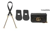 Black Shoulder Strap 65cm+Abrasion-Resistant Damaged Film[Underarm Effect]