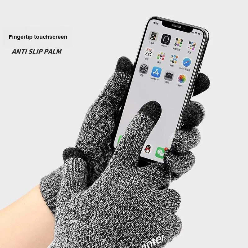 Shizhu Stretch Knit Gloves Men's-4