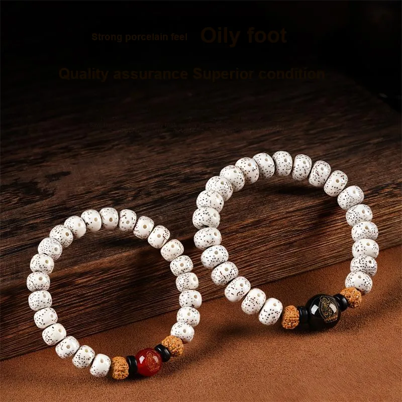 DALONG Star Moon Bodhi Seeds Single Wrap Beaded Bracelet Unisex-3
