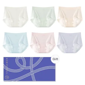 Yingzina Underpants Women's 6 Piece Gift Box Set