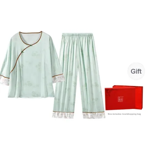 Shanghai Story Pajama Set Women's Mu Green