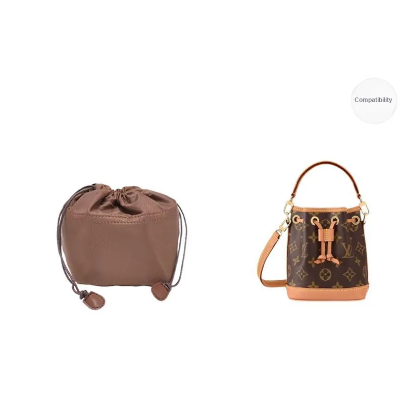 Ingenuity Handmade Nylon Bag Accessory Women's Brown/Black/Elephant Gray-0