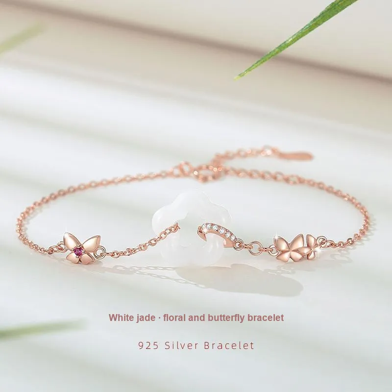 CLARKIA FLOWER Chalcedony Bracelets Women's-1