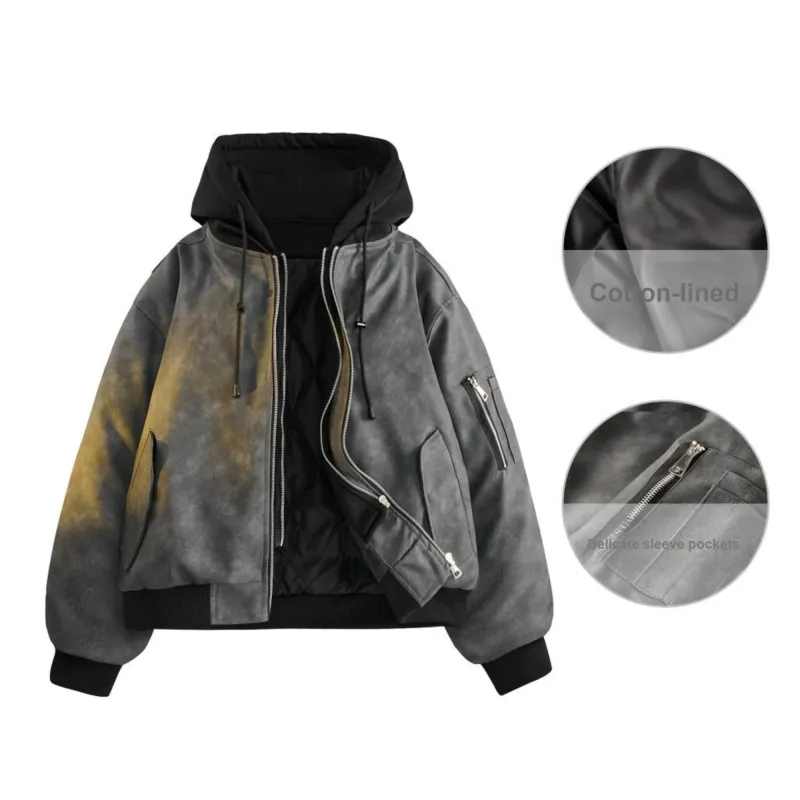 Hurley Leather Jackets Unisex-4